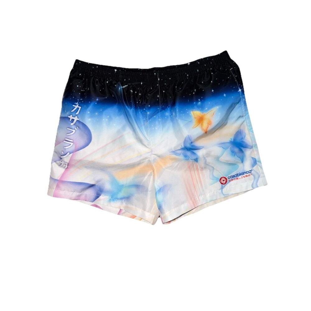 Casablanca Men's Blue Galactic Connection Swim Shorts XL